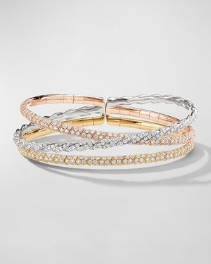 3-Row Paveflex Bracelet with Diamonds