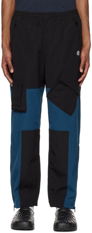 Billionaire Boys Club Black Paneled Shell Cargo Pants
