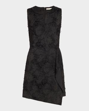 Fray Jacquard Mini A-Line Dress