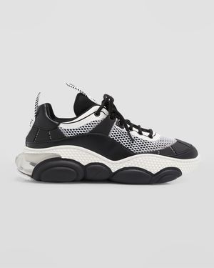 Men's Teddy Bubble Mesh Fashion Sneakers