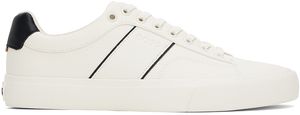 Boss Baskets blanc cassé en cuir synthétique