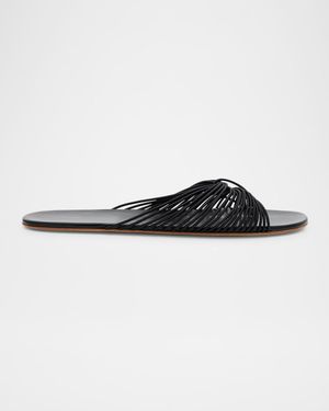 Sara Elastic Thong Slide Sandals