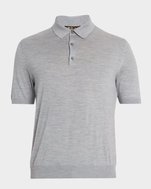 Men's Sottile Short-Sleeve Polo Sweater