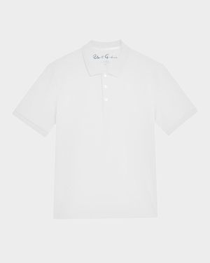 Men's Elias Jacquard Knit Polo Shirt