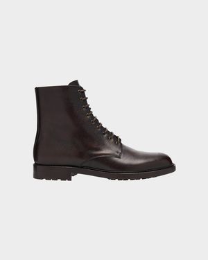 Men's Burnished Leather Ankle Boots