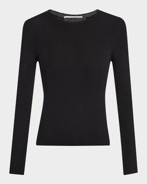Presley Ribbed Merino Wool Top