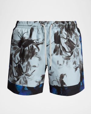 Men's Phibbs Floral Nylon Swim Shorts