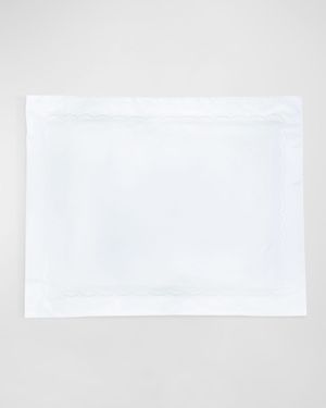 King Scallops Embroidered Sham