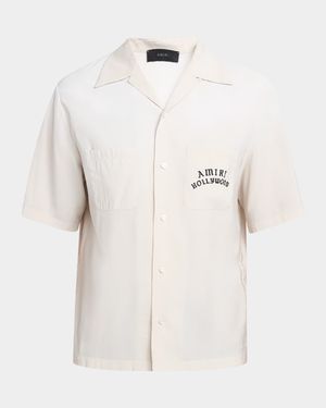 Men's Hollywood Logo Bowling Shirt