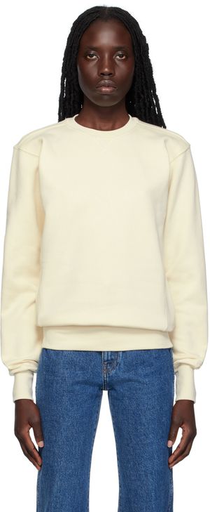 TOTEME Off-White Crewneck Sweatshirt