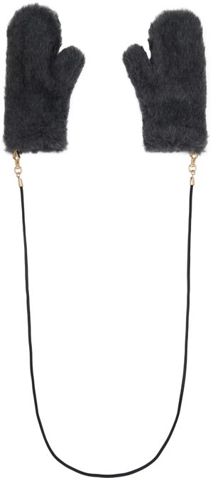 Max Mara Gray Ombrato 3 Mitts