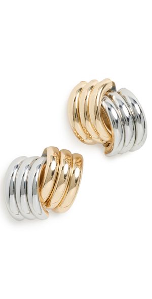 SHASHI Grace Earrings Gold/Silver One Size