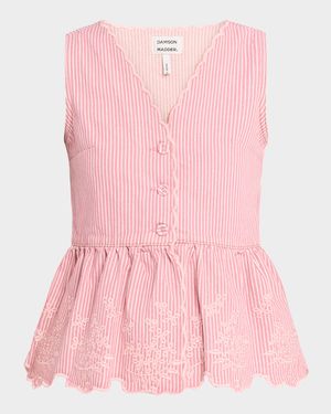 Lana Embroidered Sleeveless Top