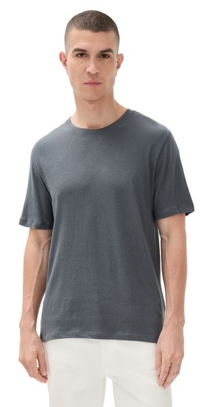 Vince Loose Knit Short Sleeve Crew Tee Liberty XL