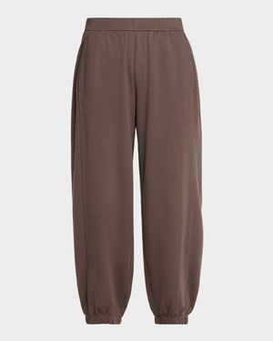 Cropped Lightweight Ponte Pants