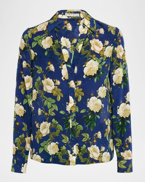 Twilight Rose Eloise Button-Front Blouse