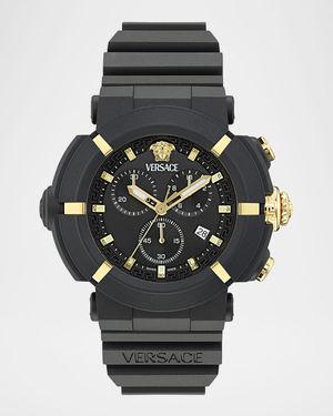 Real Active Chrono 45MM Black Ecoceramic Watch