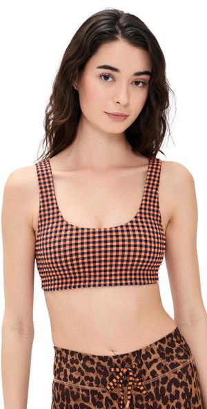 The Upside Solaris Harley Scoop Bra Check M