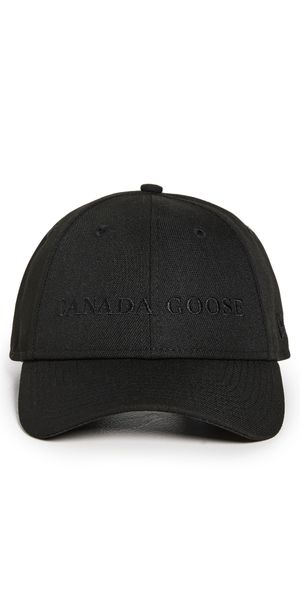 Canada Goose Wordmark Adjustable Cap Black One Size