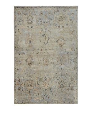 Cyan Sky Hand-Knotted Rug, 8' x 10'