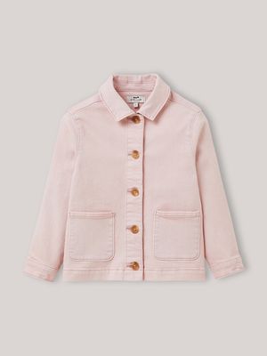 Cyrillus - Veste worker en denim - Taille 16A - Rose
