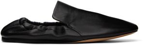 Le Monde Beryl Black Leather Loafers