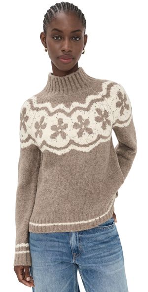 Saylor Blanche Fair Isle Sweater Multi M