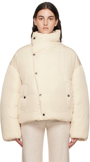 JACQUEMUS Blouson matelassé Cocon blanc cassé - Le chouchou