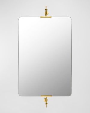 Anastasya 48" Wall Mirror, Gold