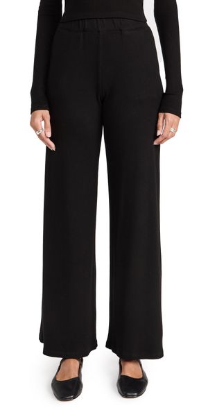 SPRWMN Wide Leg Pants Black XS