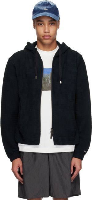 ADER error Black Lunel Zip-Up Product. 30 Hoodie