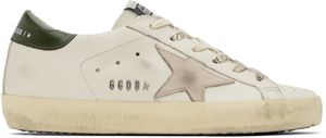 Golden Goose White Super-Star Classic Sneakers