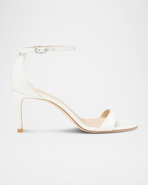 Nudist Leather Ankle-Strap Sandals