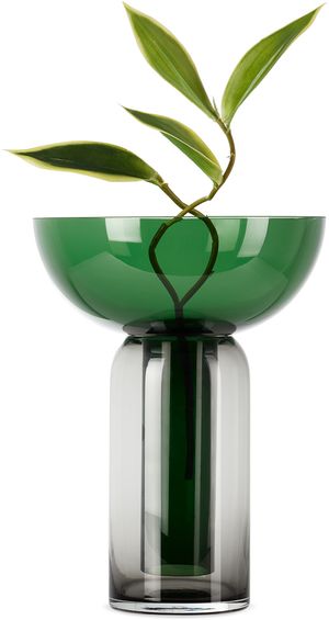AYTM Green & Black Torus Vase