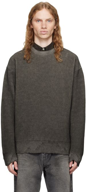 COOR Pull teint en plongée gris