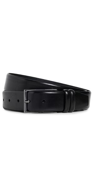 BOSS Carmello Leather Belt Black 30
