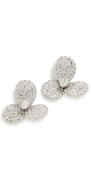 Jennifer Behr Amerie Earrings Crystal One Size