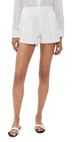LE BOP Cecillia Boxer Shorts White L