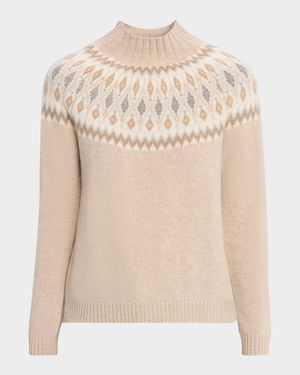 Cashmere Diamond Fair Isle Sweater