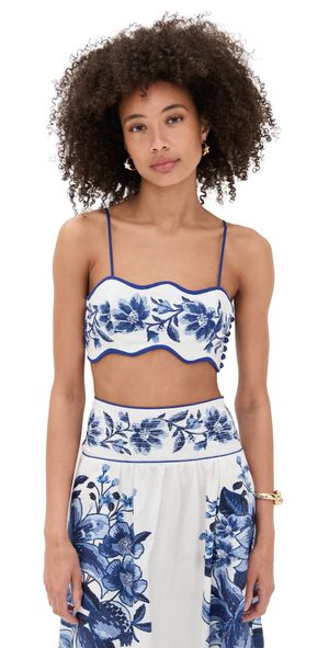 FARM Rio Summer Fruit Scarf Top Off White M