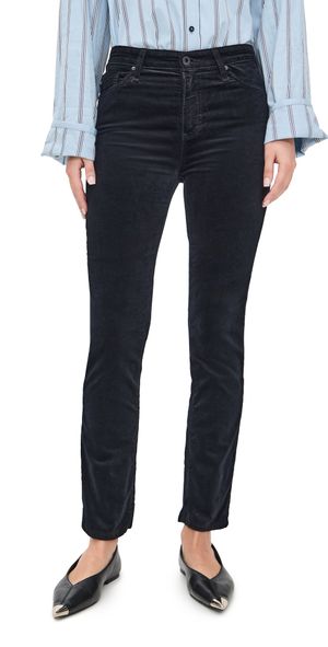 AG Mari Velvet Pants Super Black 31
