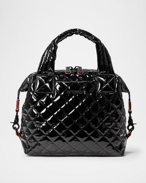 Sutton Deluxe Small Patent Quilted Crossbody Bag