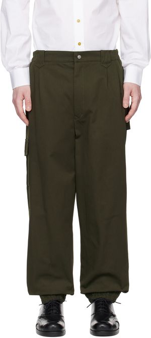 Vivienne Westwood Khaki Back Door Combat Cargo Pants