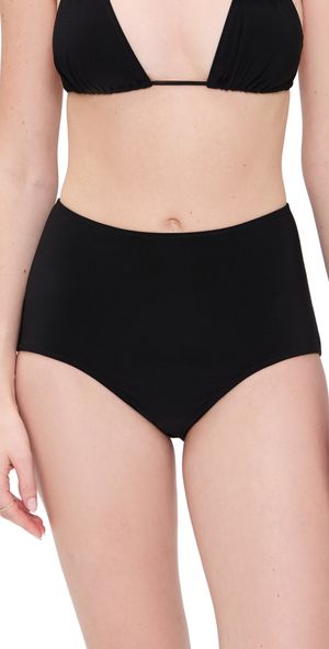 Norma Kamali High Rise Boy Short Bottoms Black M