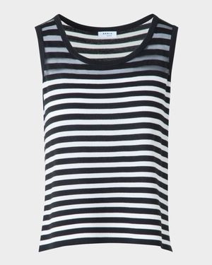 Kodak Stripes Merino Wool Tank Top