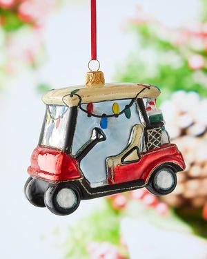 Holiday Golf Cart Ornament