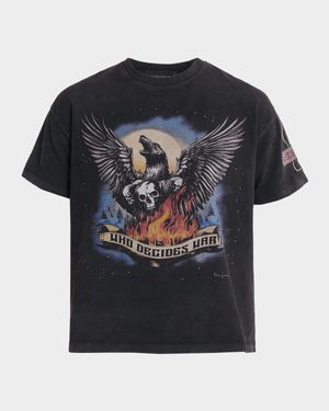 Men's Moon Jersey Cotton T-Shirt