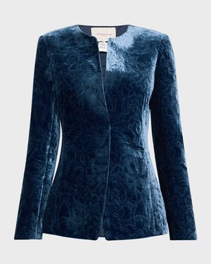 Tailored Baroque-Embroidered Jacket