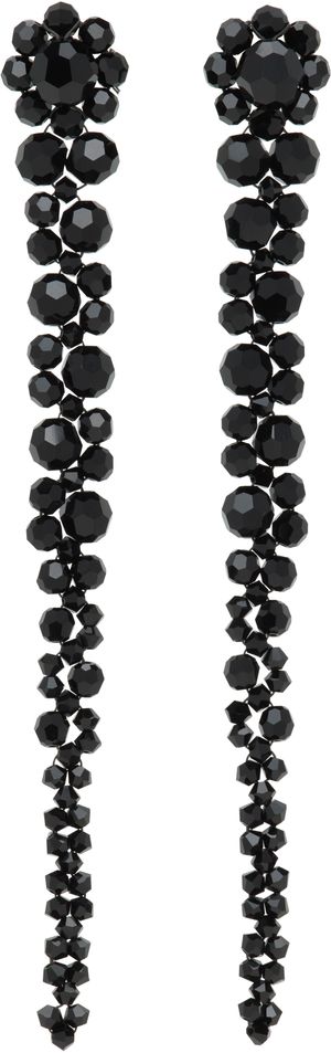 Simone Rocha Black Drip Earrings