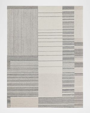 Castine Hand-Tufted Silver Rug, 6' x 9'